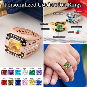 Personalized University/High Class Rings-Graduation Gift