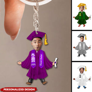 Photo Graduation Gift-Personalized Keychain-Class Of 2025