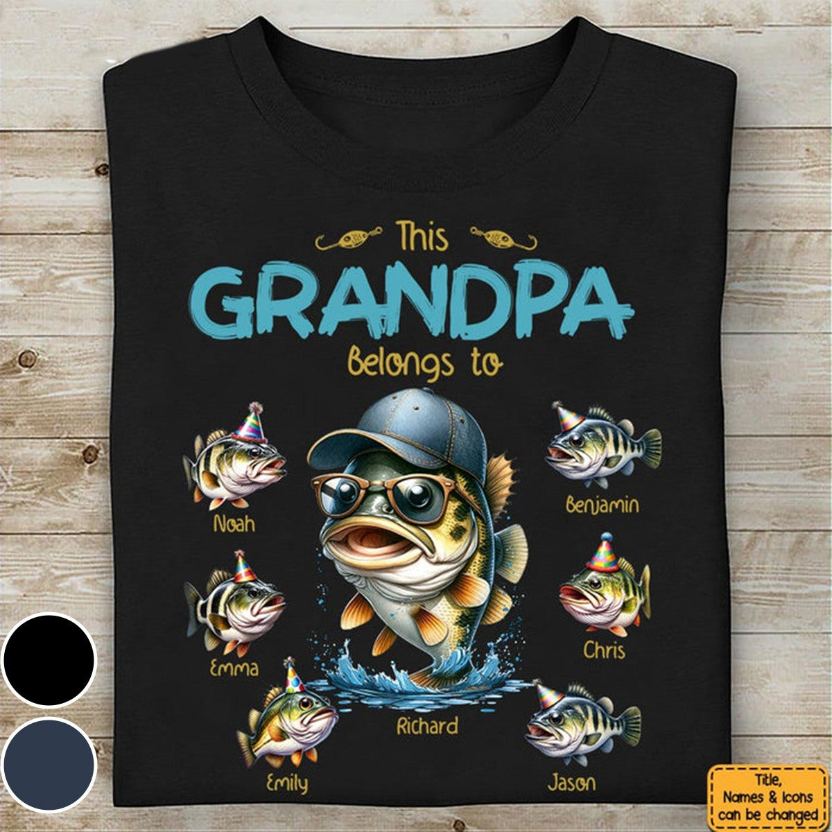 Belongs to Dad / Grandpa Fishing Shirt