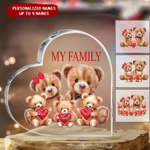 This is Us Bear Family Personalized Acrylic Plaque