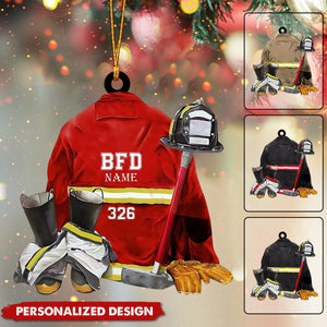 Personalized Firefighter Ornament-Gifts For Firefighter-2024 New Release