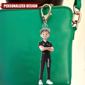 Personalized Nurse Keychain-Gift For Friends/Family