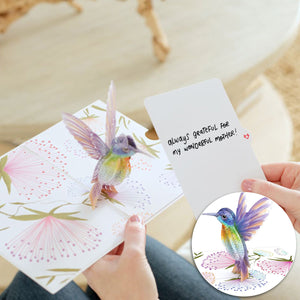 Mother's Day Hummingbird Pop-Up Card