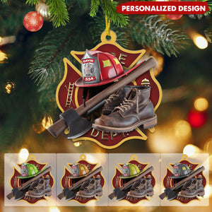 Personalized Firefighter Uniform Ornament-Gifts For Firefighter-2024 New Release