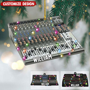 Personalized Audio Engineer Ornament, Gifts For Sound Engineer - 2024 New Release