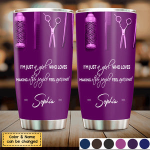 Making Girls Awesome Hairdresser Multicolor Tumbler