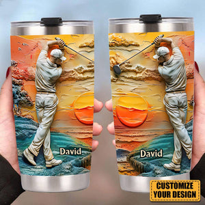 Golf Is My Life - Personalized Golf Tumbler