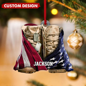 Personalized Military Memorial Christmas Ornaments - Gift For Veteran - 2024 New Release