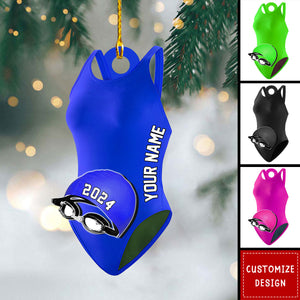 2024 New Release Personalized Swimmer Accessories Ornaments Gift For Swimmer