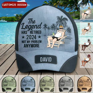 The Legend Has Retired - Personalized Classic Cap