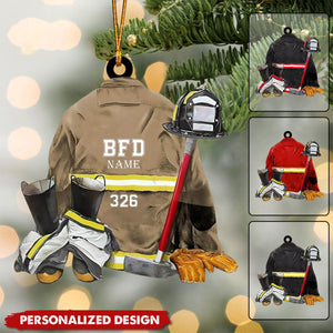 Personalized Firefighter Ornament-Gifts For Firefighter-2024 New Release