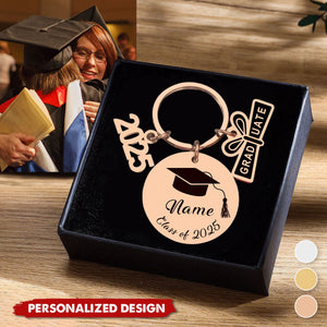 Personalized Class of 2025 Keychain Gift-College High School Graduation Gifts