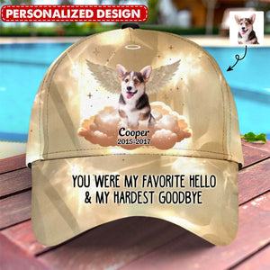 Memorial Upload Pet Photo, Your Light Will Always Shine In My Heart Personalized Classic Cap