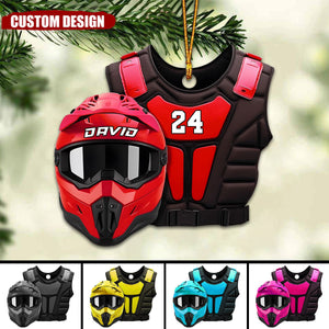 Personalized Dirt Bike Christmas Ornament - 2024 New Release