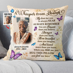 A Whisper From Heaven-Personalized Pillow