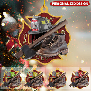 Personalized Firefighter Uniform Ornament-Gifts For Firefighter-2024 New Release