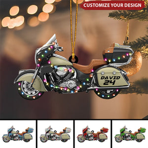 Personalized Motorcycle Christmas Ornaments Gift For Biker Lovers - 2024 New Release