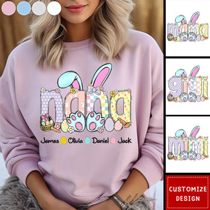 Personalized Easter Grandma Sweatshirt