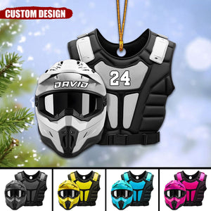 Personalized Dirt Bike Christmas Ornament - 2024 New Release