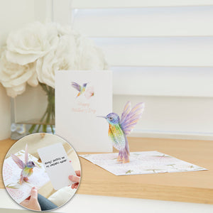 Mother's Day Hummingbird Pop-Up Card