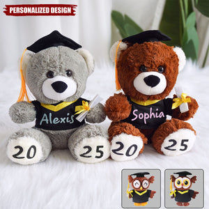 Graduation Bear-Personalized Stuffed Bear-Gifts for Graduates