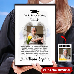 I'm So Proud of You - Personalized Memorial Graduation Poster