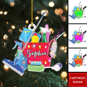 Personalized Cleaning Tools Ornament - 2024 New Release