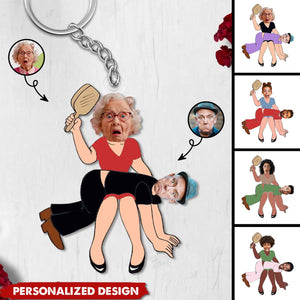 Funny Couple-Personalized Keychain-Gifts For Couple