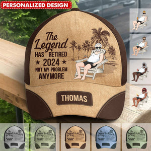 The Legend Has Retired - Personalized Classic Cap