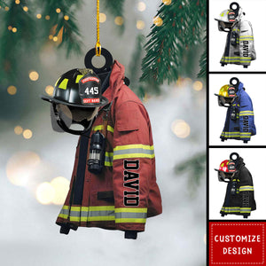 Personalized Firefighter Christmas Ornaments -Gifts For Firefighter - 2024 New Release