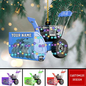 Personalized Snow Blowers Christmas Ornament - 2024 New Release