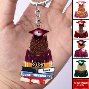 Personalized Graduation Class Senior Graduate Keychain