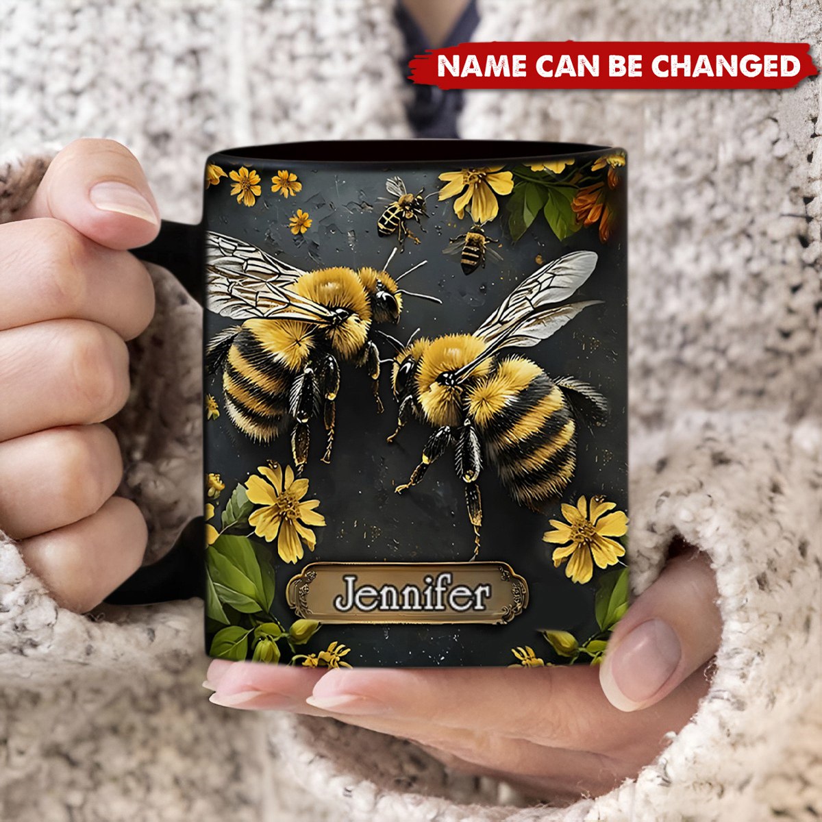 Bee Garden - Personalized Gardening Coffee Mug