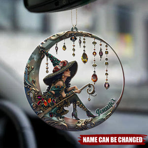 Beautiful Witch - Personalized Witch Car Ornament Gift For Witch lovers