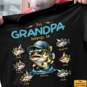 Belongs to Dad / Grandpa Fishing Shirt