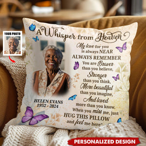 A Whisper From Heaven-Personalized Pillow