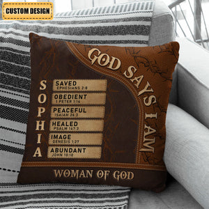 Man Of God - Personalized Pillow