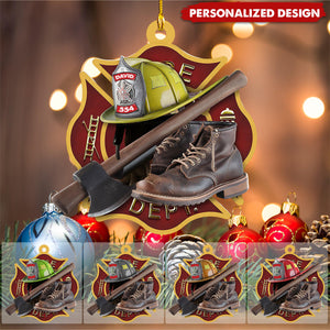 Personalized Firefighter Uniform Ornament-Gifts For Firefighter-2024 New Release