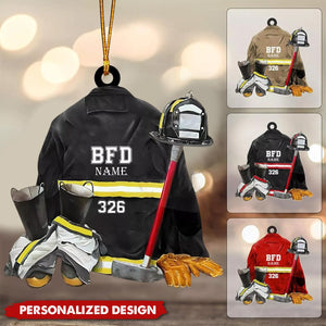 Personalized Firefighter Ornament-Gifts For Firefighter-2024 New Release