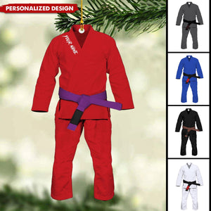 2024 New Release Personalized Jiu Jitsu Uniform Ornament-Gifts For Jiu Jitsu Lovers