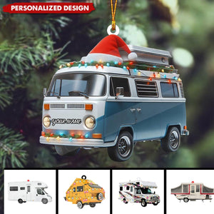 2024 New Release Personalized Camping Car Christmas Ornament-Gifts For Camping Lovers