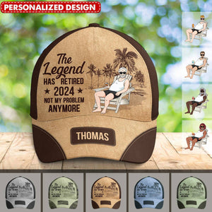 The Legend Has Retired - Personalized Classic Cap