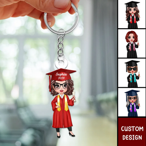 Class Of 2024 Senior Graduation Gift For Daughter Personalized Acrylic Keychain