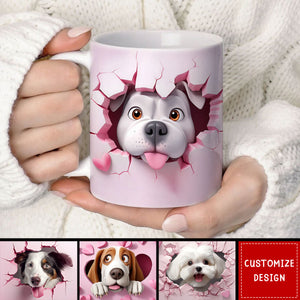 Happy Mother's Day Dog Mom Personalized Mug, Mother's Day Gift for Dog Moms