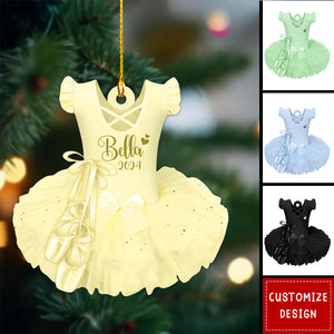 Personalized Ballet Christmas Ornament, Gift for Ballet Dancers, Ballerina - 2024 New Release