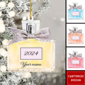 Personalized Perfume Bottle Christmas Ornament Gift For Perfume Lovers - 2024 New Release