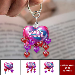 Personalized Sweathearts Acrylic Keychain - Mother's Day Gift