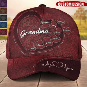 Sweethearts Of Grandma - Personalized Classic Cap