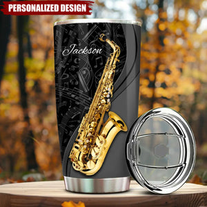 Personalized Saxophone Tumbler-Gift For Saxophone Lover