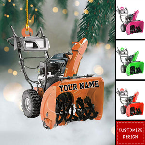 Personalized Snow Blowers Ornament - 2024 New Release